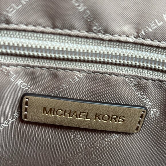 Michael Kors Jane Large Camel-Colored Saffiano Leather Tote/Shoulder Bag  (NWT) - Picture 11 of 16